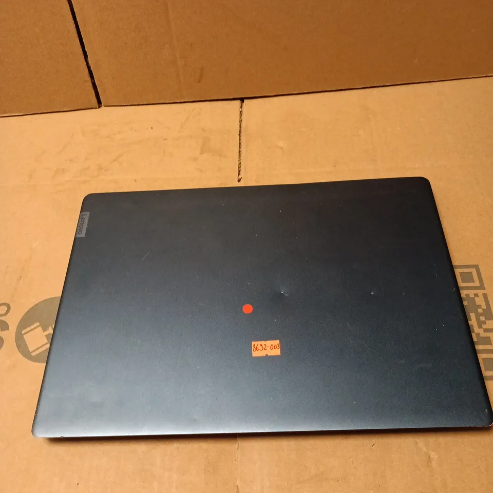 LENOVO LAPTOP BLUE, MODEL UNSPECIFIED. UNBOXED