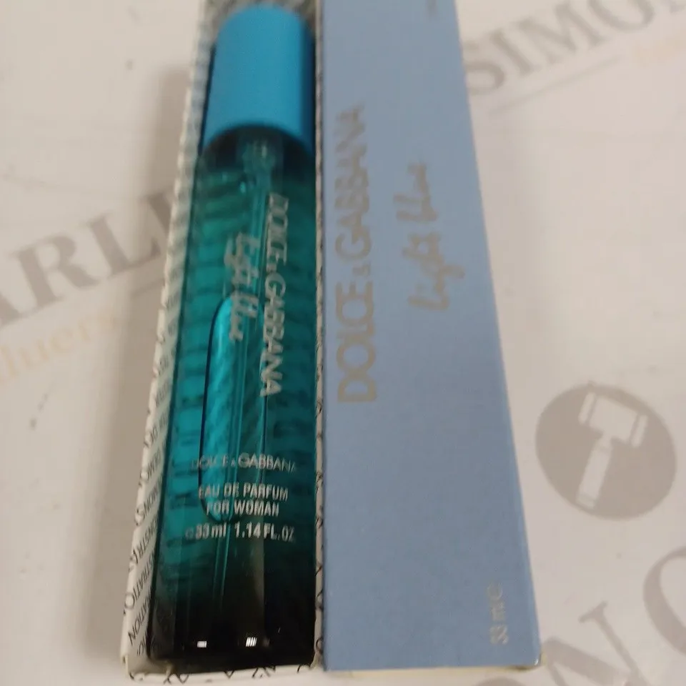 BOXED DOLCE AND GABBANA LIGHT BLUE EAU DE TOILETTE 33ML