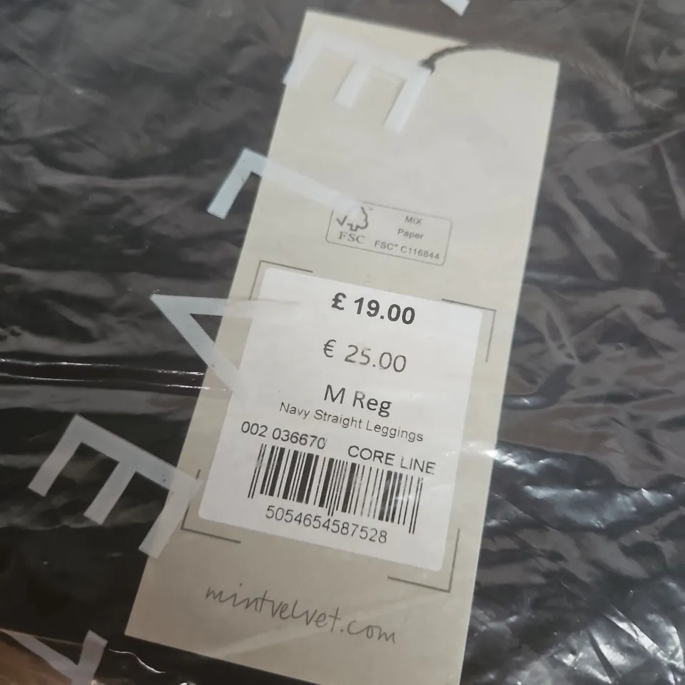 MINT VELVET NAVY STRAIGHT LEGGINGS – UK SIZE M REG (REGULAR LENGTH)