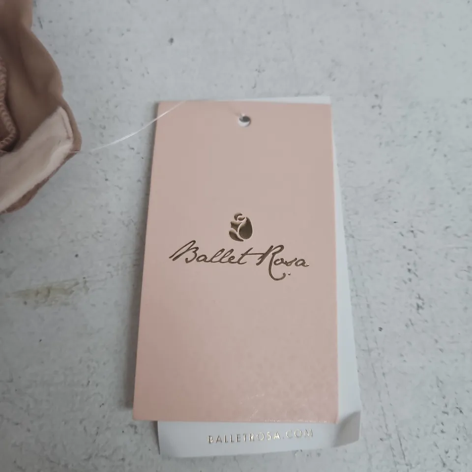 BALLET ROSA CELESTINE LEOTARD – CAFÉ AU LAIT, UK 8 (EU 36) – NEW WITH TAGS