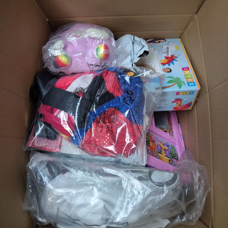 LARGE BOX OF ASSORTED TOYS AND GAMES