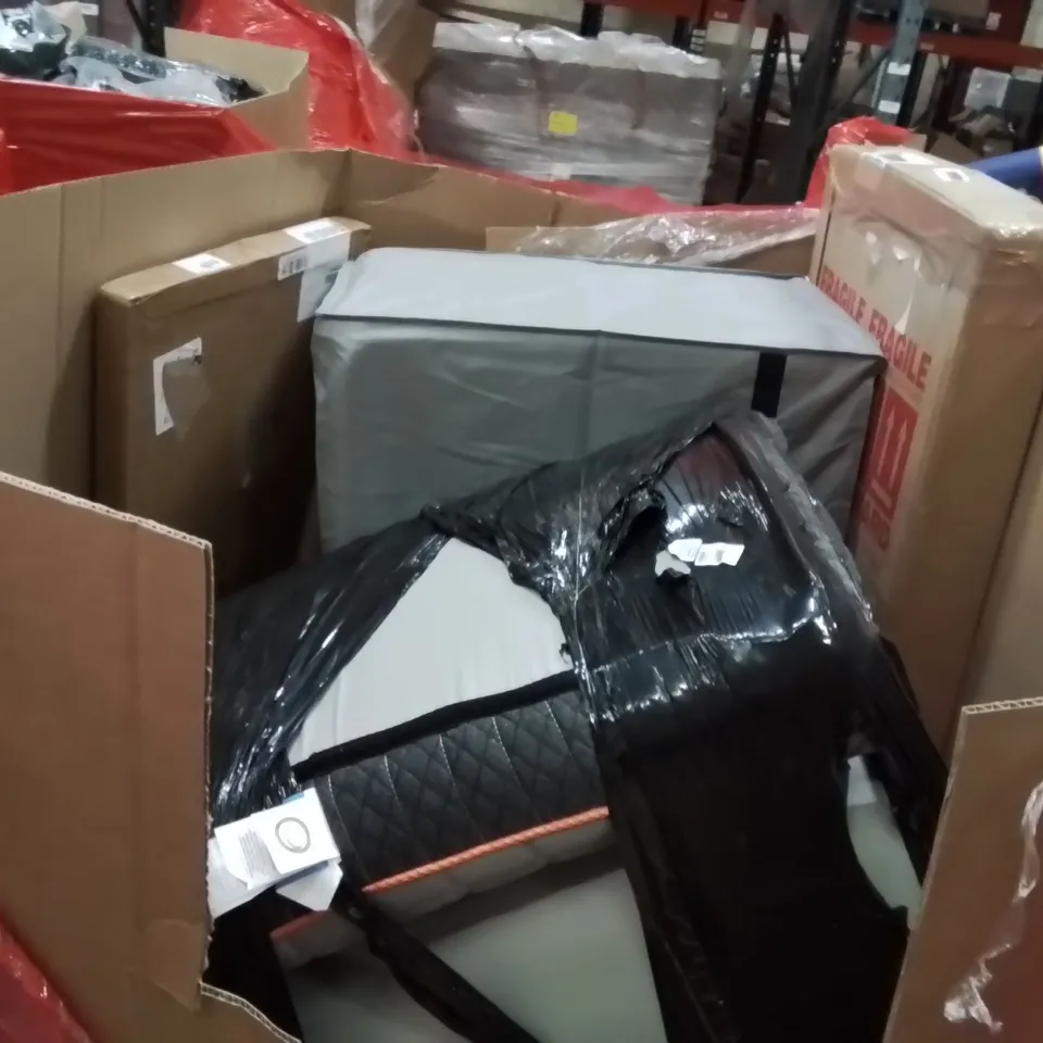 PALLET OF ASSORTED HOUSEHOLD GOODS AND PRODUCTS TO INCLUDE;BIKE STORAGE BAG ATTACHMENT,CAT LITTER TRAY 