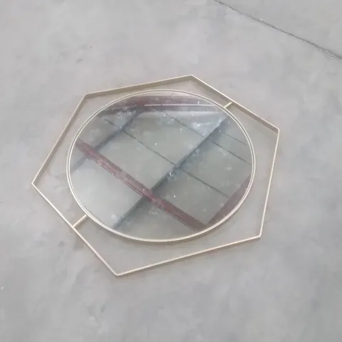 JOHN LEWIS SWOON BEAUVOIR WALL MIRROR - GOLD