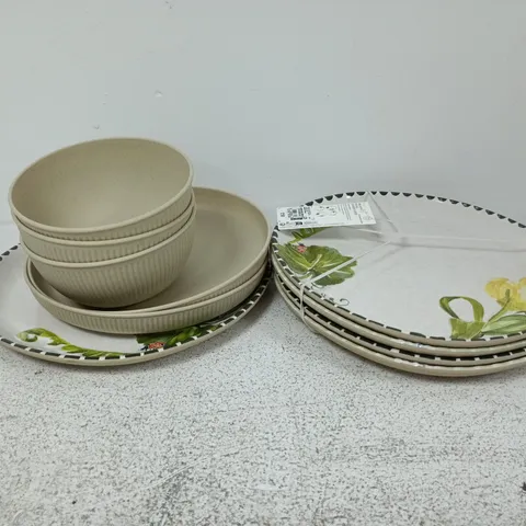 M&S 16PC PLATE/BOWL SET