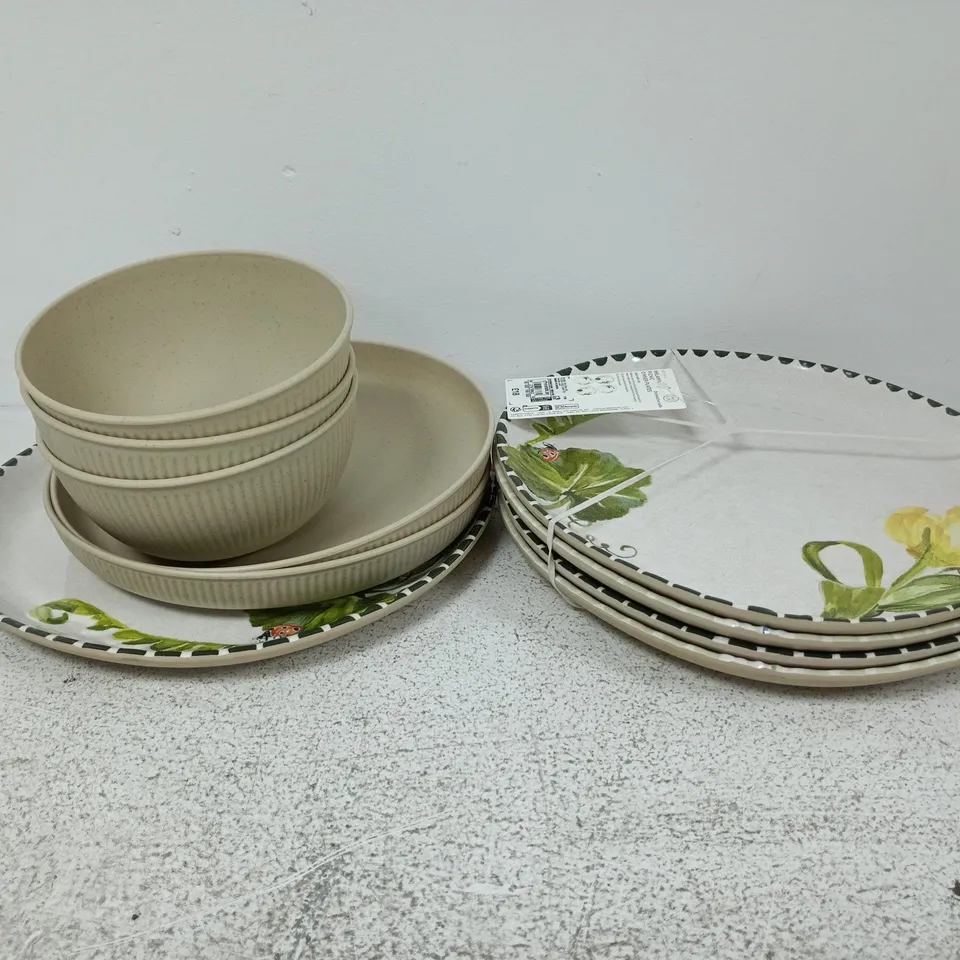 M&S 16PC PLATE/BOWL SET