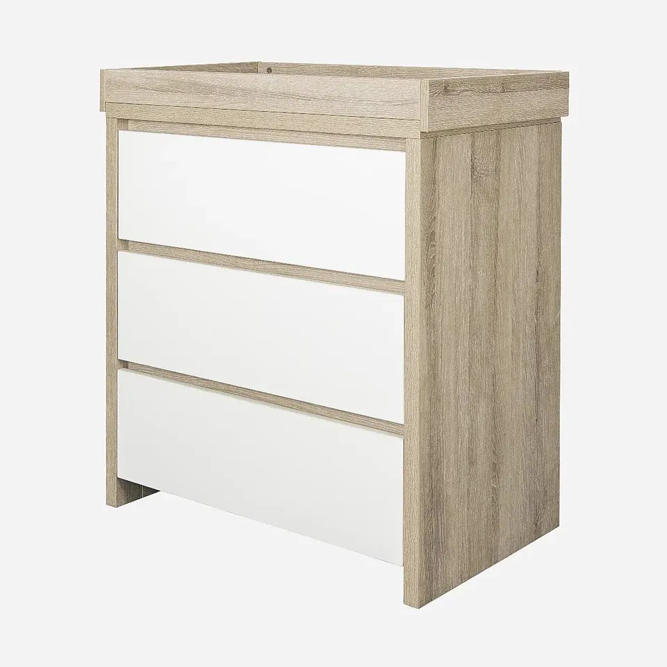 BOXED TUTTI BAMBINI THE MODENA CHEST CHANGER - OAK (2 BOXES)