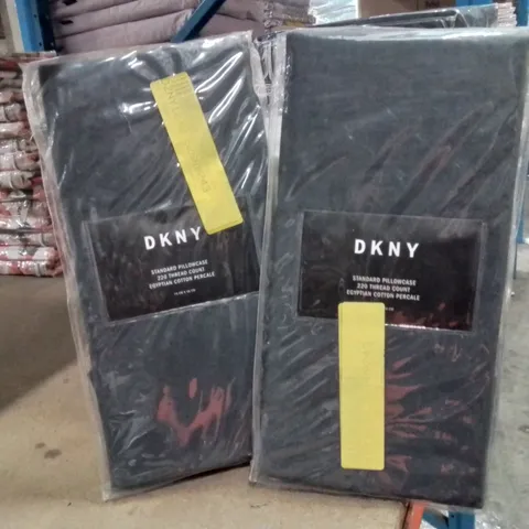 BAGGED DKNY SET OF 2 PILLOW CASES 