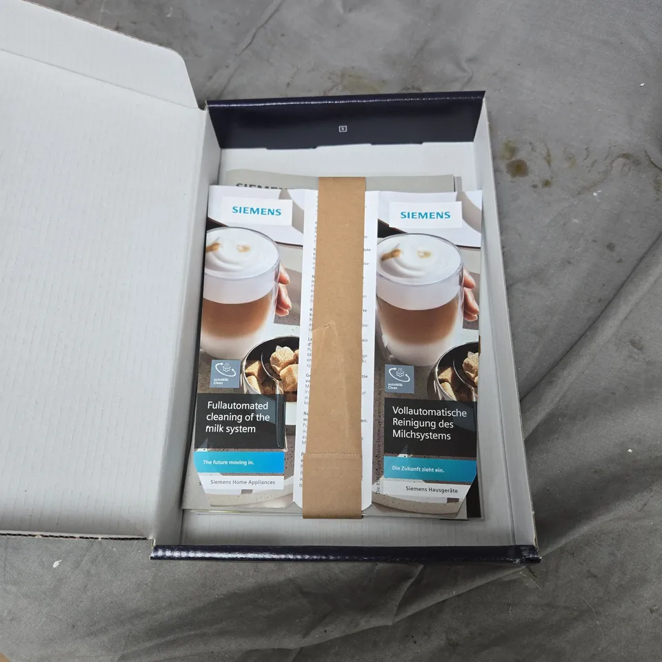 BOXED SIEMENS TQ513GB1 BEAN TO CUP FREESTANDING COFFEE MACHINE - COLLECTION ONLY