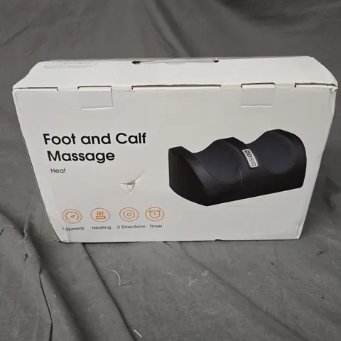 BOXED HEATED FOOT & CALF MASSAGER