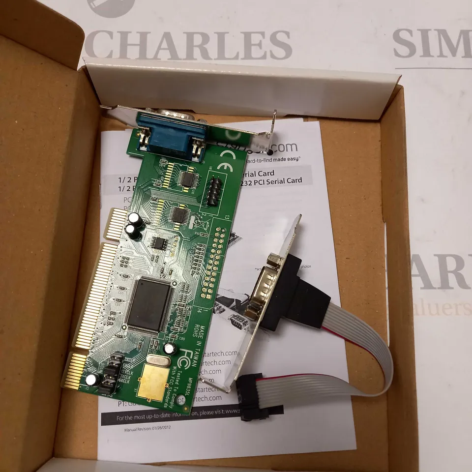 STAR TECH 2 PORT PCI LOW PROFILE SERIAL ADAPTER CARD 
