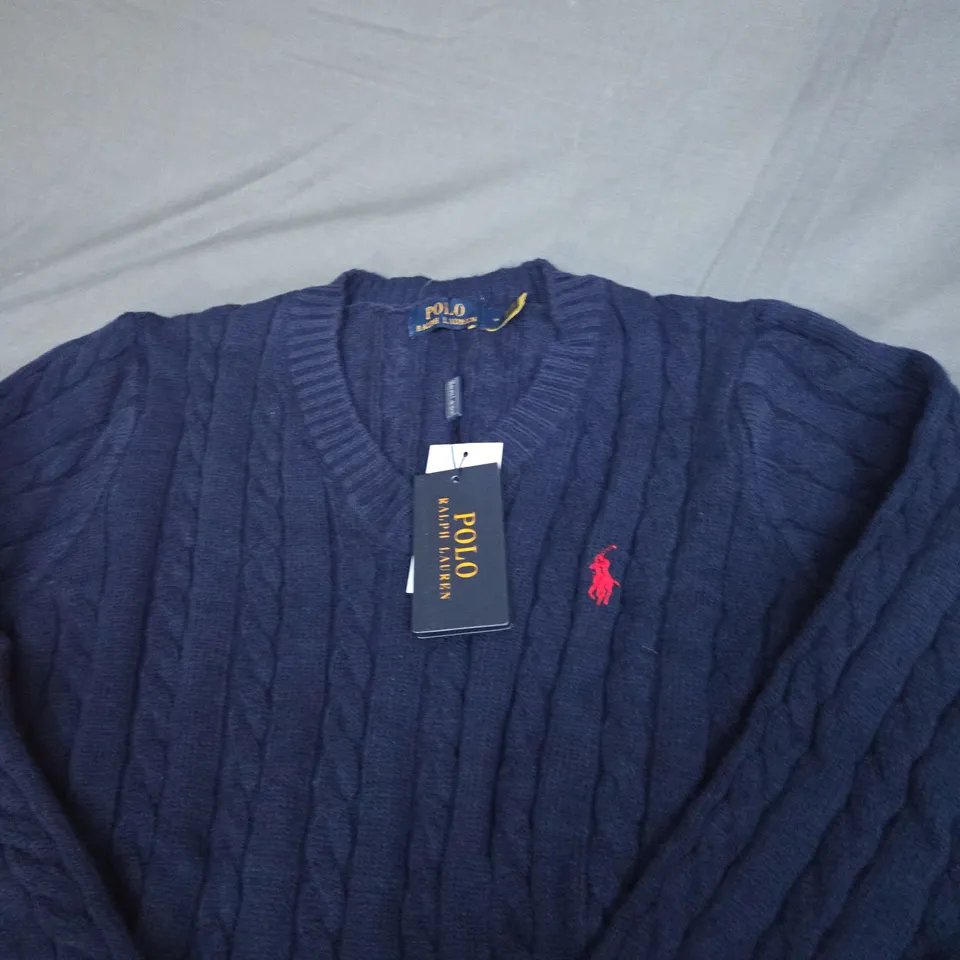 POLO RALPH LAUREN KNITTED JUMPER SIZE S