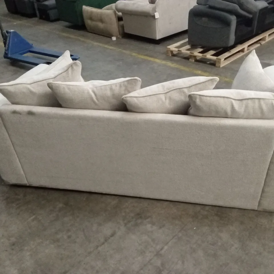 SOHO FABRIC 3 SEATER SOFA - NATURAL RRP £849