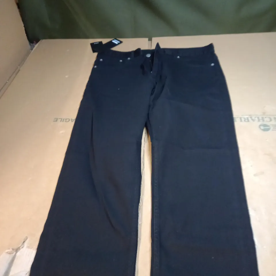 DRDENIM BLACK DENIM JEANS SIZE 33 WAIST LEGS 34