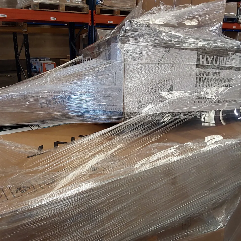 PALLET OF APPROXIMATELY 21 UNPROCESSED RAW RETURN HOUSEHOLD AND ELECTRICAL GOODS TO INCLUDE;