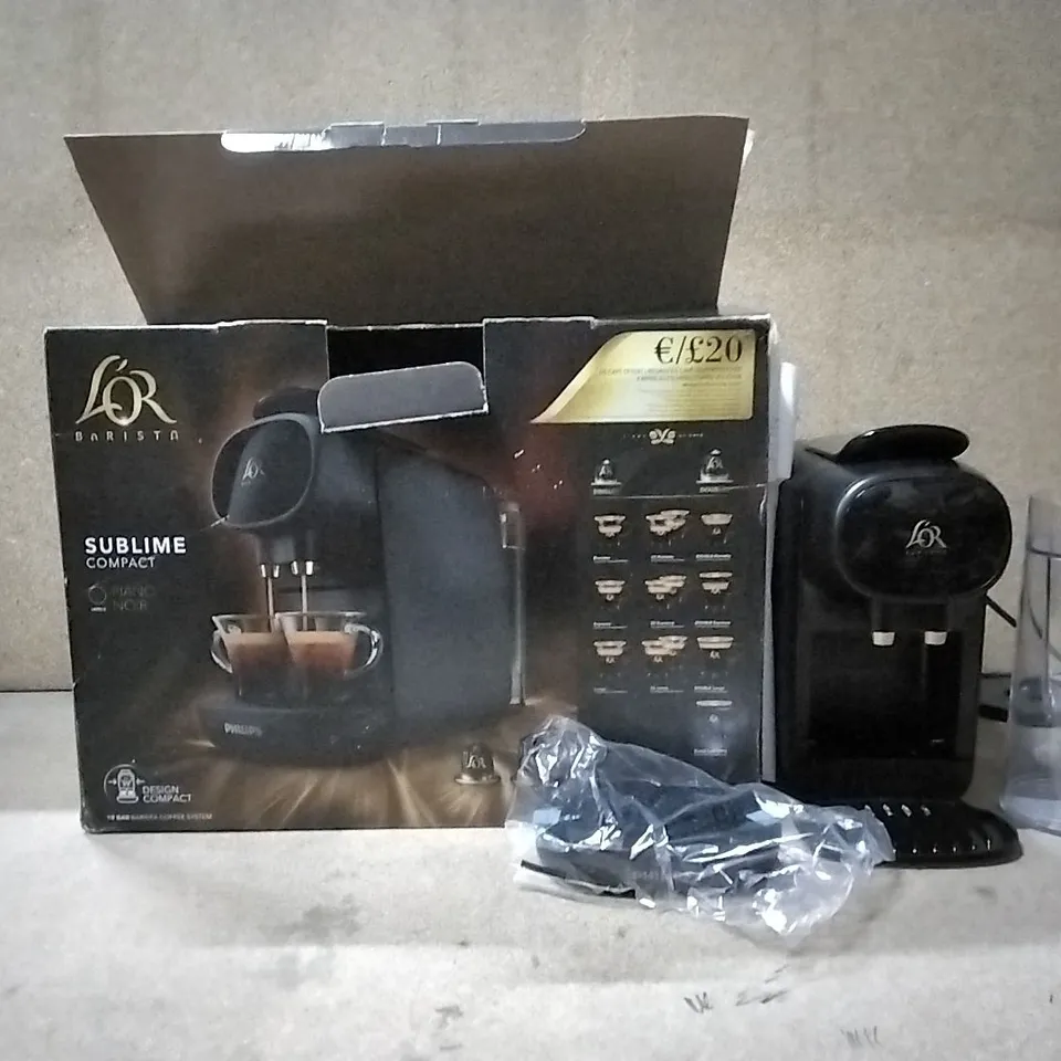 BOXED LOR BATISTA SUBLINGUAL COMPACT COFFEE SYSTEM MACHINE