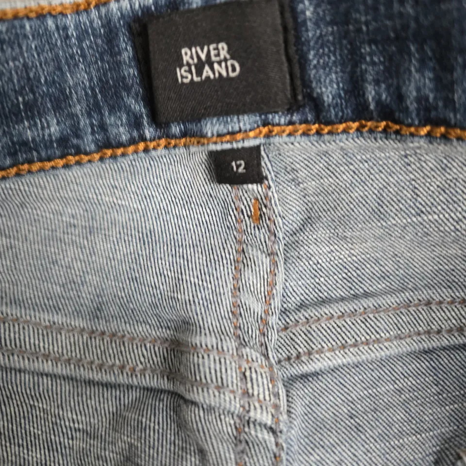 RIVER ISLAND DENIM JEANS – WOMEN’S, SIZE 12