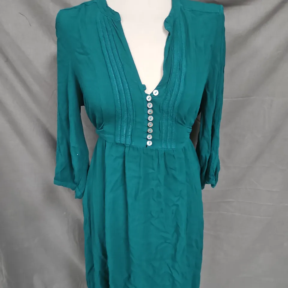GHOST PLUNGE DRESS IN GREEN SIZE XL