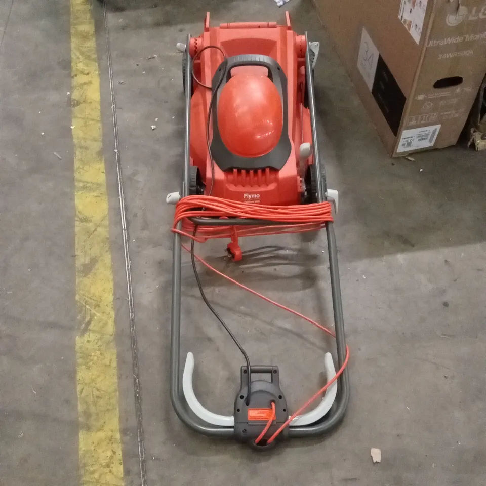 FLYMO EASISTORE 380R CORDED ROTARY LAWNMOWER