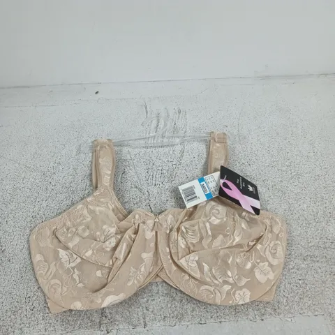 WACOAL THE AWARENESS BRA – NUDE FLORAL LACE, UK 34DDD
