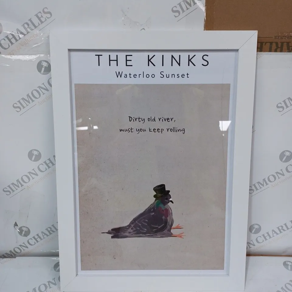 THE KINKS WATERLOO SUNSET ART & FRAME 