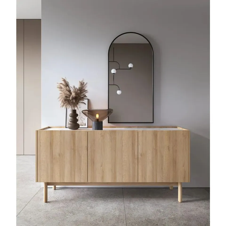 BOXED CECILIE 144CM WIDE SIDEBOARD (2 BOXES)