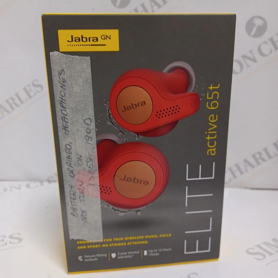 BOXED JABRA ELITE ACTIVE 65T EARBUDS