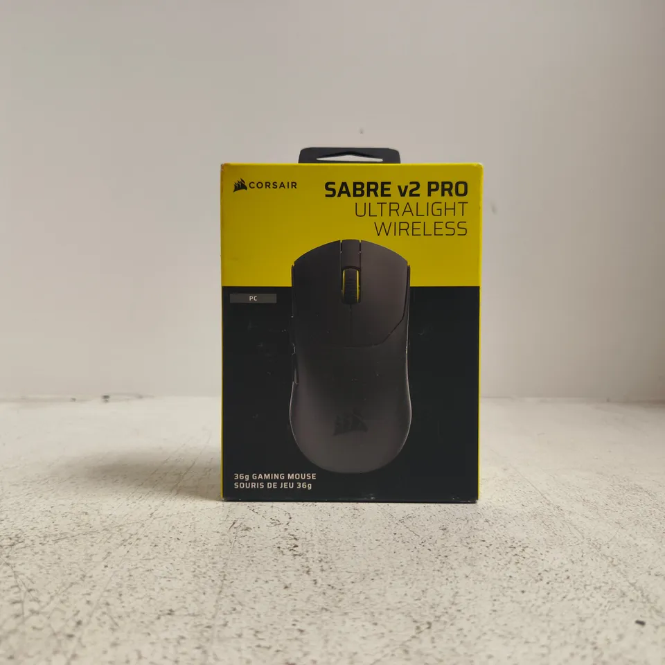 BOXED CORSAIR SABRE V2 PRO ULTRALIGHT WIRELESS GAMING MOUSE