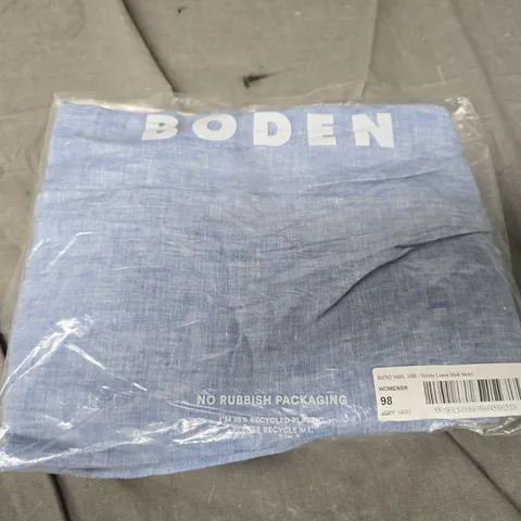 BODEN VERITY LINEN MIDI SKIRT SIZE 10R