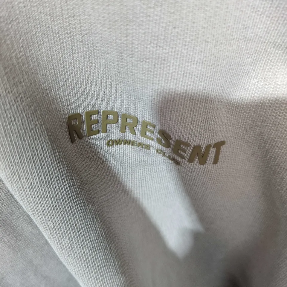 REPRESENT OWNERS' CLUB HOODIE – MUSHROOM – 2X SMALL 