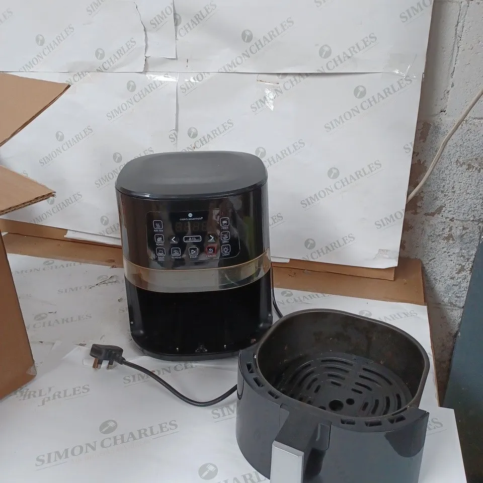 COOK'S ESSENTIALS 4.0L AIR FRYER - BLACK