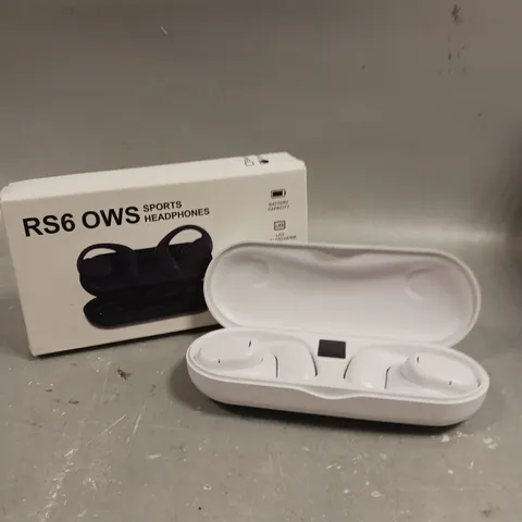 BOXED RS6 OWS SPORTS WIRELESS EARPHONES