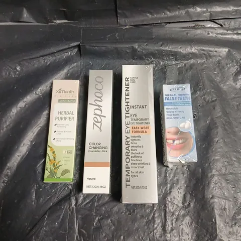 APPROXIMATELY 40 ASSORTED COSMETIC PRODUCTS TO INCLUDE - COLOUR CHANGING FOUNDATION STICK - HERBAL PURIFIER - TEMPORARY EYE TIGHTENER