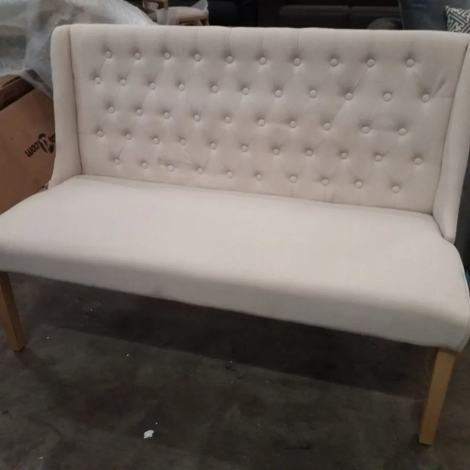 COSHATT LINEN UPHOLSTERED BENCH