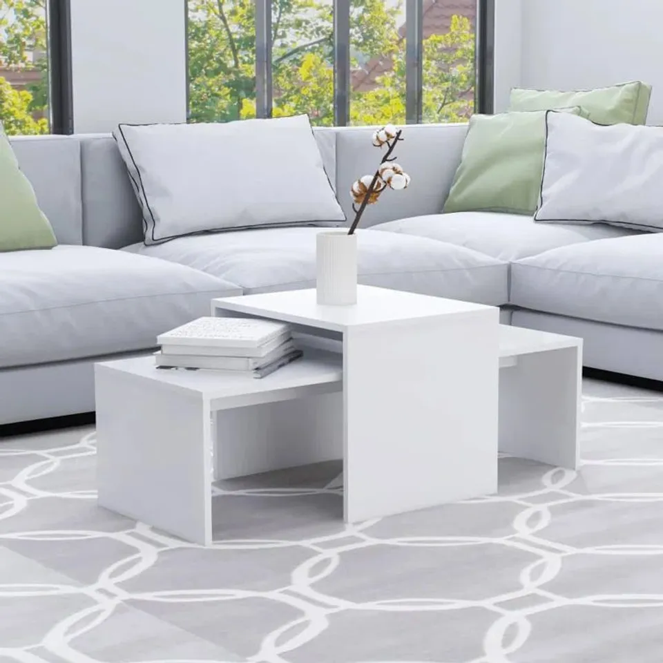 BOXED BISMA 2 PIECE COFFEE TABLE SET (1 BOX)