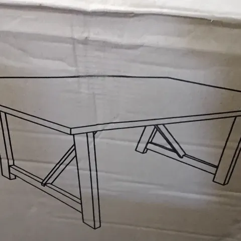 BOXED PEMBROKE DINING TABLE (ONLY 1 BOX OF 2)