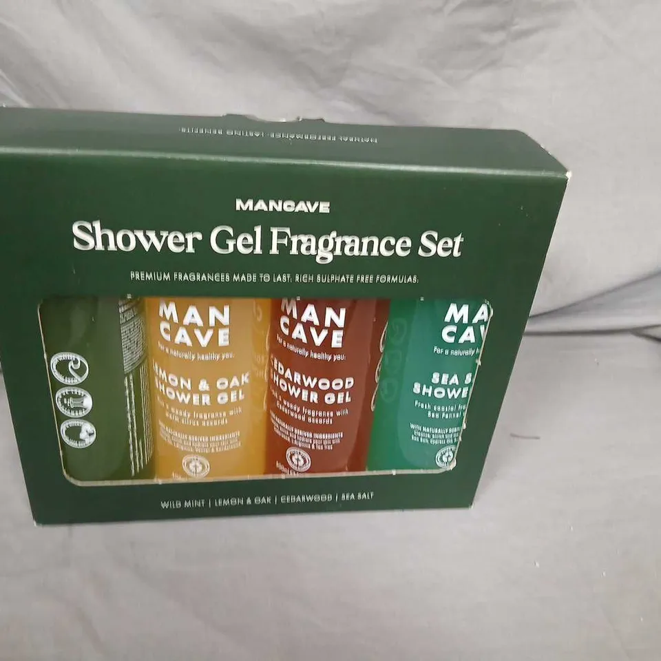 TWO MAN CAVE SHOWER GEL FRAGRANCE SET - 3-BOTTLE BOXED SET