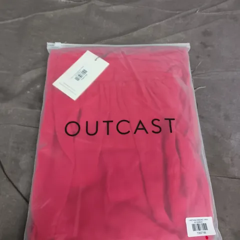 OUTCAST LORETTA MAXI DRESS - RED, SIZE M 