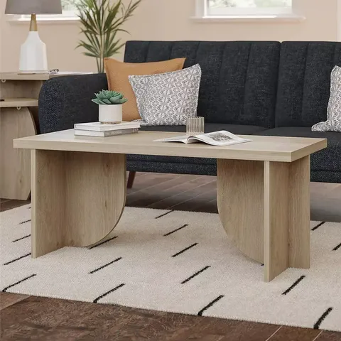 BOXED NOVOGRATZ VOLVER COFFEE TABLE - LIGHT OAK