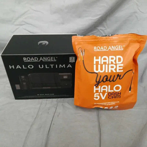 ROAD ANGEL HALO ULTIMA 4K DUAL DASH CAM BUNDLE WITH HARDWIRE KIT