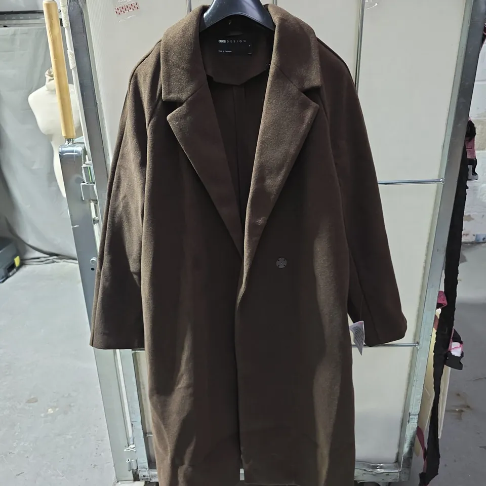 ASICS DESIGN BROWN COAT – SIZE S, UK 8-10 (EU 36-38 / US 4-6) MADE IN CAMBODIA