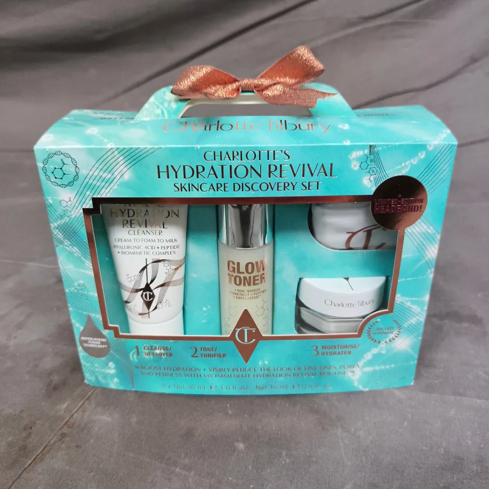 CHARLOTTE TILBURY HYDRATION REVIVAL SKINCARE DISCOVERY SET