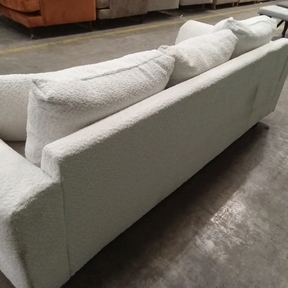 RUNE 3 SEATER FABRIC SOFA - NATURAL RRP £599