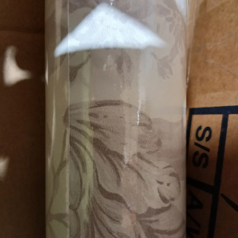 APPROXIMATELY NINE ROLLS OF JOE BROWN FLORAL TRAIL WALLPAPER