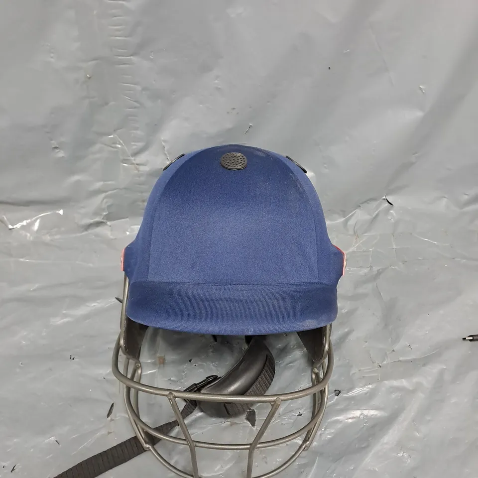 SLAZENGER V2 CRICKET HELMET NAVY 1-4