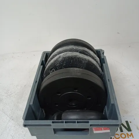 5X ASSORTED WEIGHT PLATES