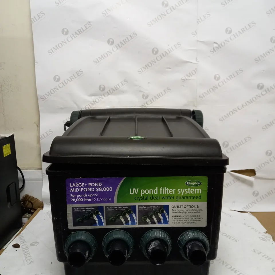 BLAGDON MIDIPOND UV POND FILTER SYSTEM 28,000 FOR EXTRA LARGE PONDS