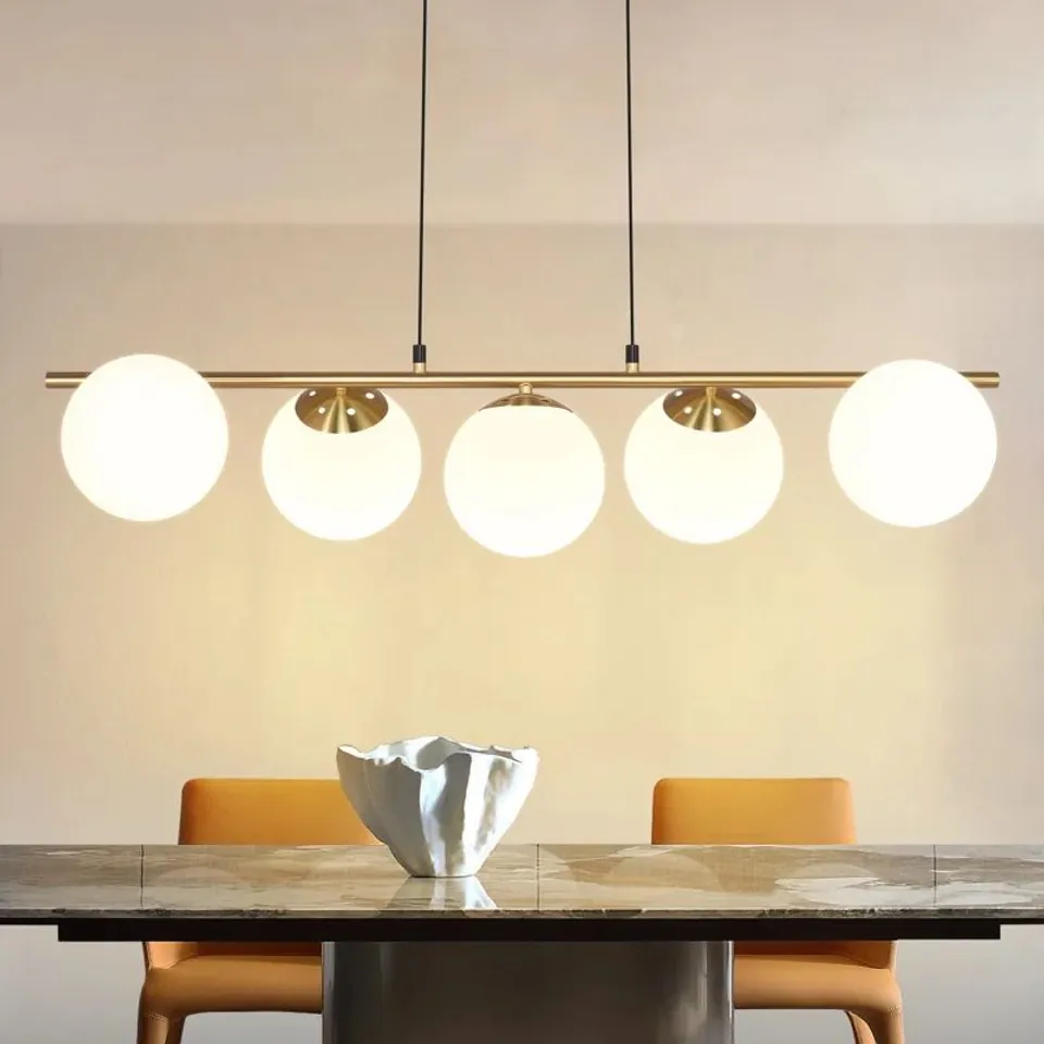 BOXED SOLLIS 5-LIGHT KITCHEN ISLAND PENDANT