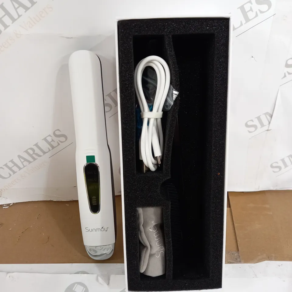 BOXED SUNMAY VOGA CORDLESS HAIR STRAIGHTENER AND CURLER