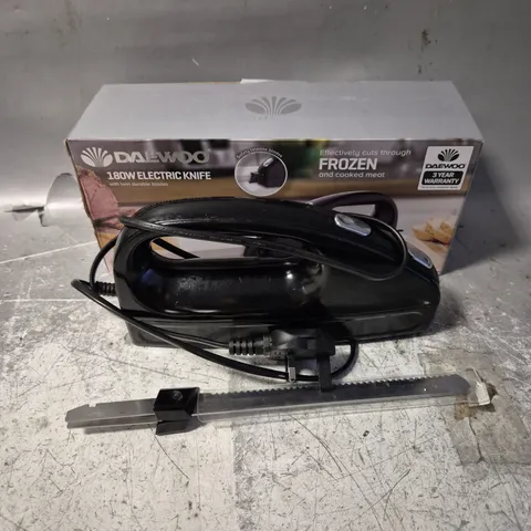 BOXED DAEWOO 180W ELECTRIC KNIFE