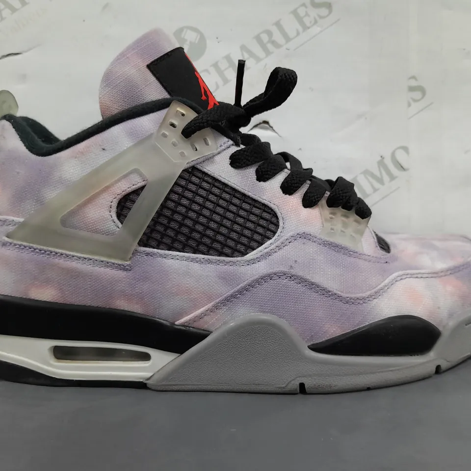 PAIR OF NIKE AIR JORDAN SHOES IN TIE-DYE UK SIZE 9